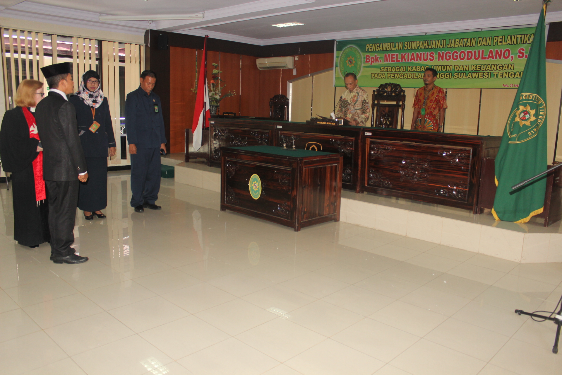 pelantikan bpk melkianus