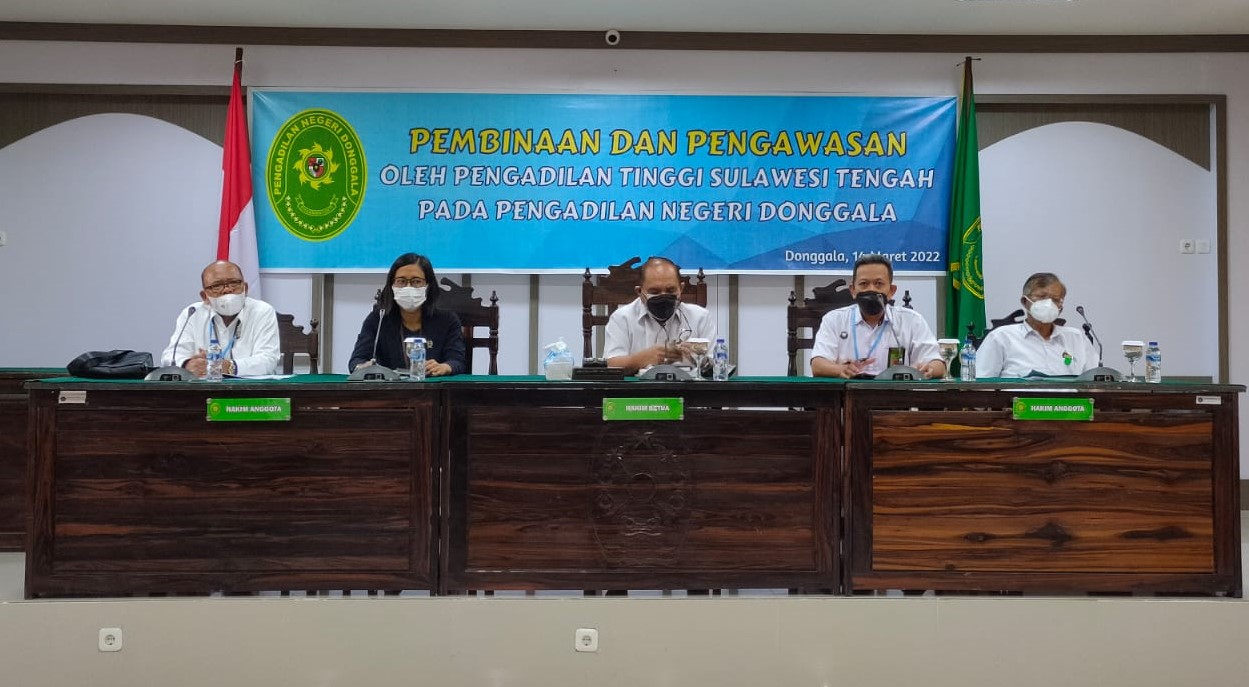 pengawasan ke pn donggala