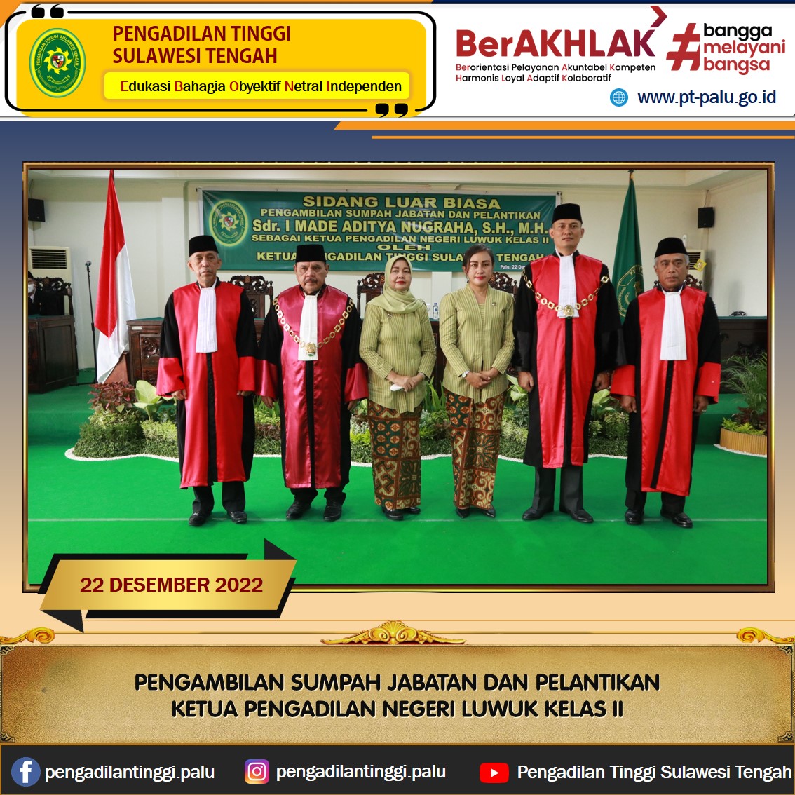 pelantikan kpn luwuk