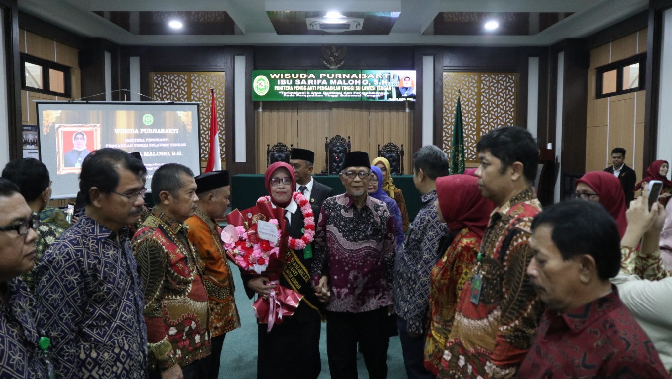 Wisuda Purnabakti dan Pelepasan Panitera Pengganti PT Sulawesi Tengah...