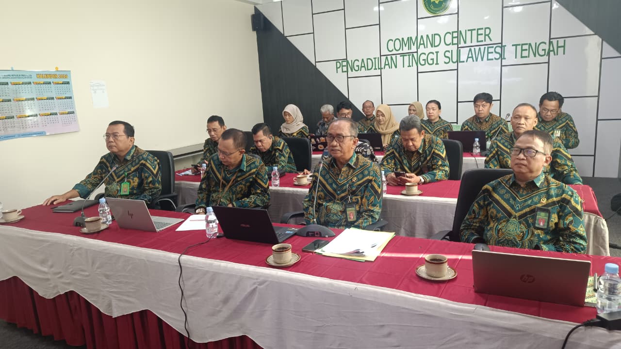 Rapat Monev Capaian Kinerja Anggaran dan EIS Se-Wilayah Hukum PT Sulteng...
