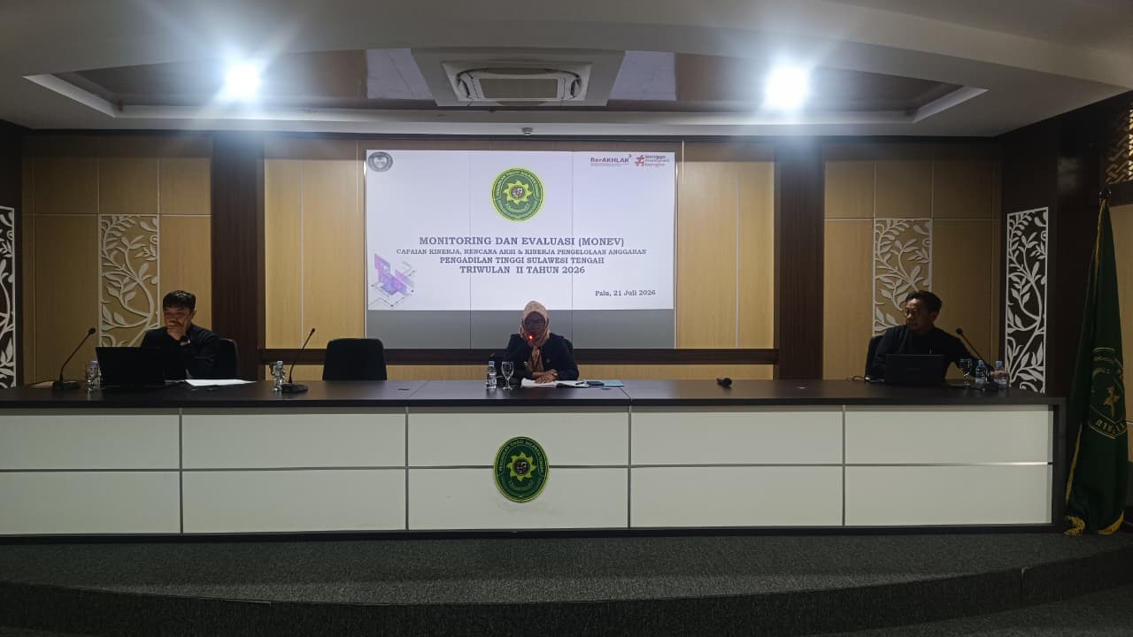 Monitoring dan Evaluasi Capaian Kinerja dan Rencana Aksi Triwulan II Tahun 2026...