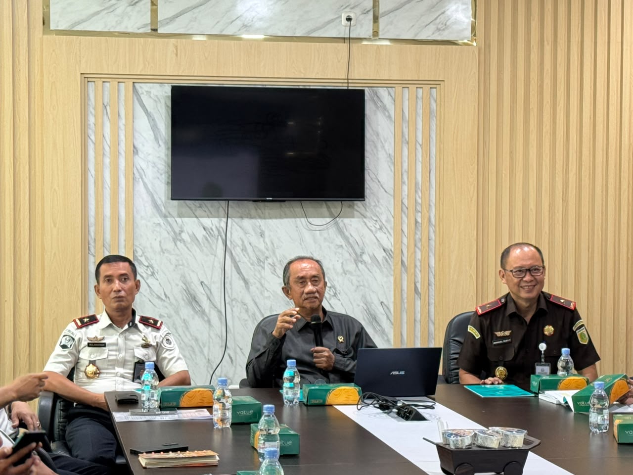 Rapat Koordinasi Pembahasan Tindak Lanjut MoU Pelaksanaan Sidang Elektronik...