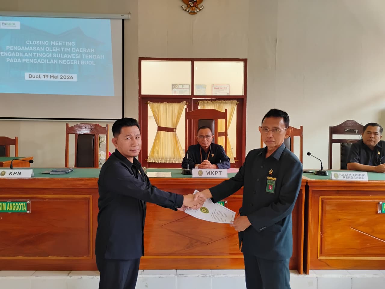 Pembinaan, Pengawasan, dan Asesmen AMPUH Pada Pengadilan Negeri Buol...